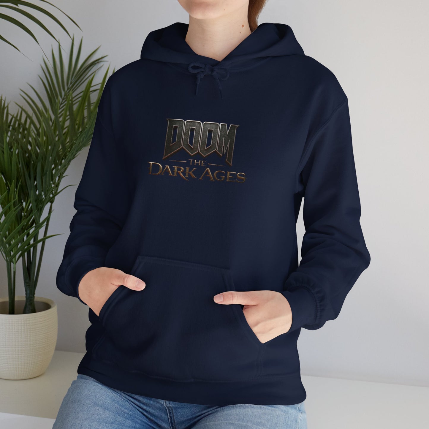 DOOM: The Dark Ages Hoodie – Navy Blue
