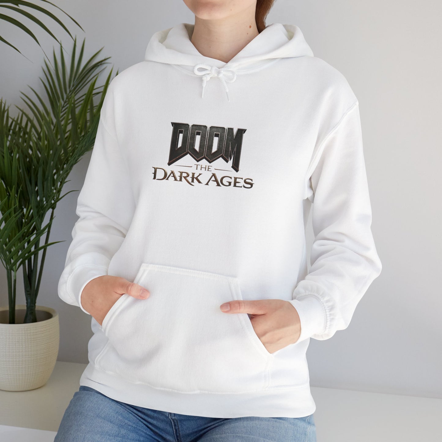 DOOM: The Dark Ages Hoodie – White