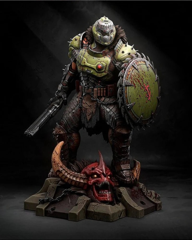 Doom Slayer Medieval Armor DIY Model Kit – Assemble and Paint