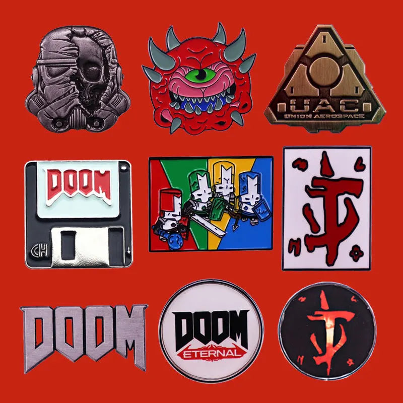 DOOM Floppy Disk Button Pin