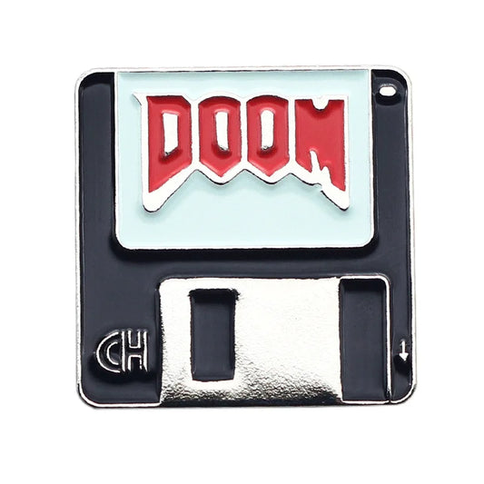 DOOM Floppy Disk Button Pin
