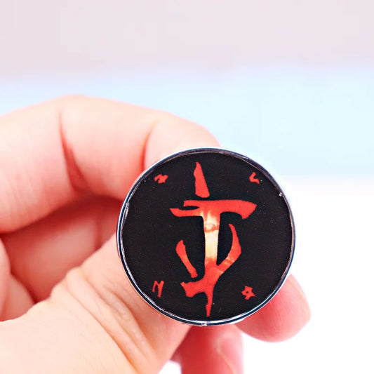 DOOM Slayer Mark Button Pin