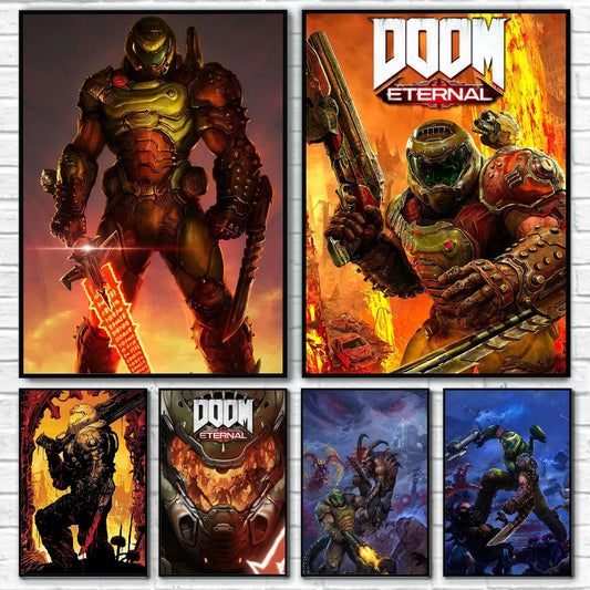 DOOM: The Dark Ages Poster – Crucible Sword Slayer