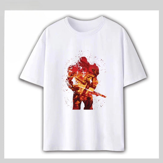 DOOM: The Dark Ages T-Shirt – Infernal Silhouette Edition (White)
