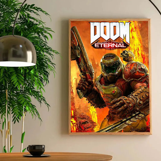 DOOM Eternal Poster – Slayer Ready for Battle