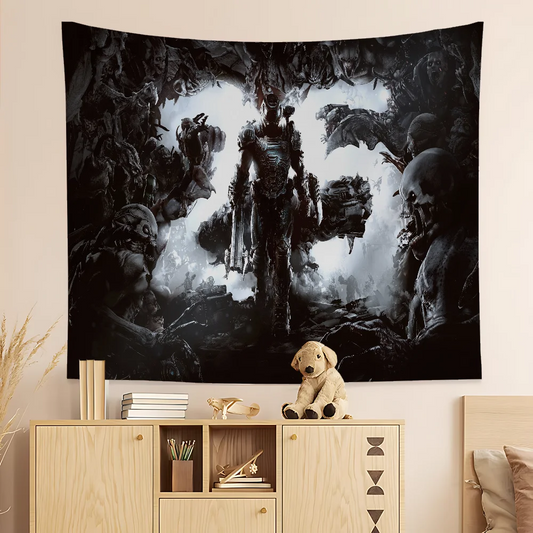 DOOM Eternal Slayer vs Hell Demons Wall Tapestry