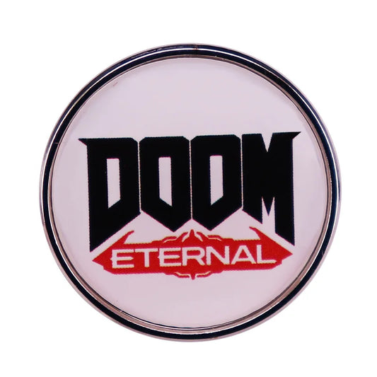 DOOM Eternal Button Pin
