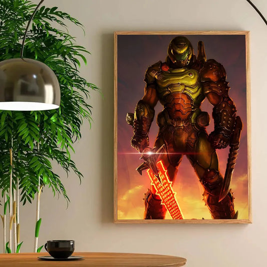 DOOM: The Dark Ages Poster – Crucible Sword Slayer