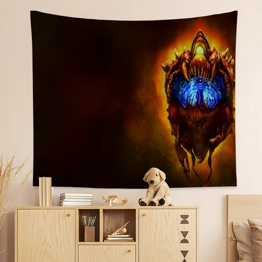 DOOM Eternal Wall Tapestry – Pinky Demon