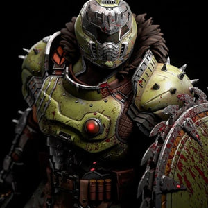 Doom Slayer Medieval Armor DIY Model Kit – Assemble and Paint