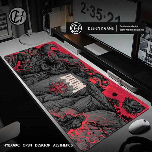 DOOM: The Dark Ages Mouse Pad – Demonic Gothic Battlefield