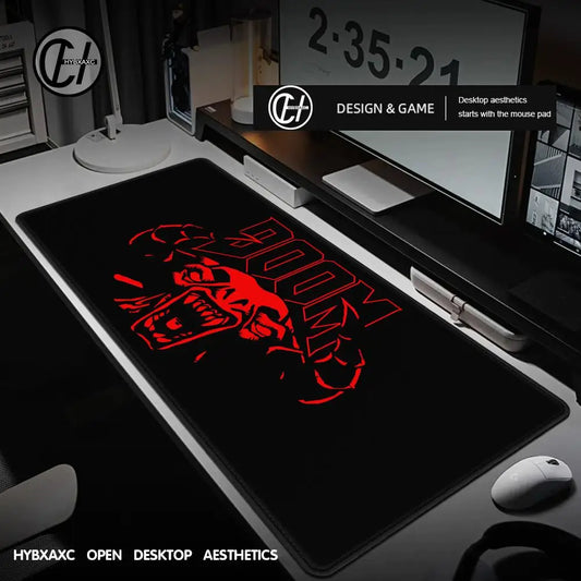 DOOM: The Dark Ages Mouse Pad – Hell Demon Red Outline